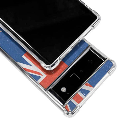 New Zealand Flag Distressed Google Pixel 6 Clear Case